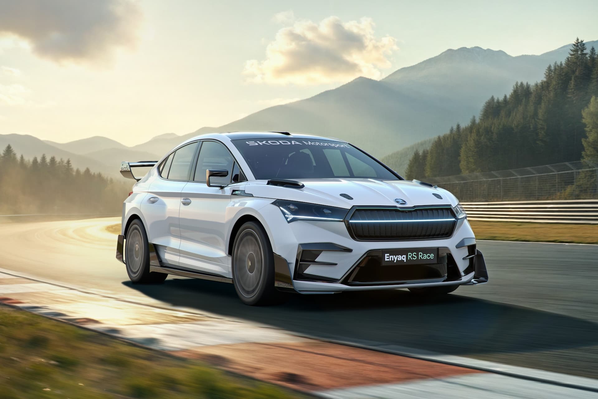 Cover Image for Škoda zeigt Rally-Elektroauto Enyaq RS Race