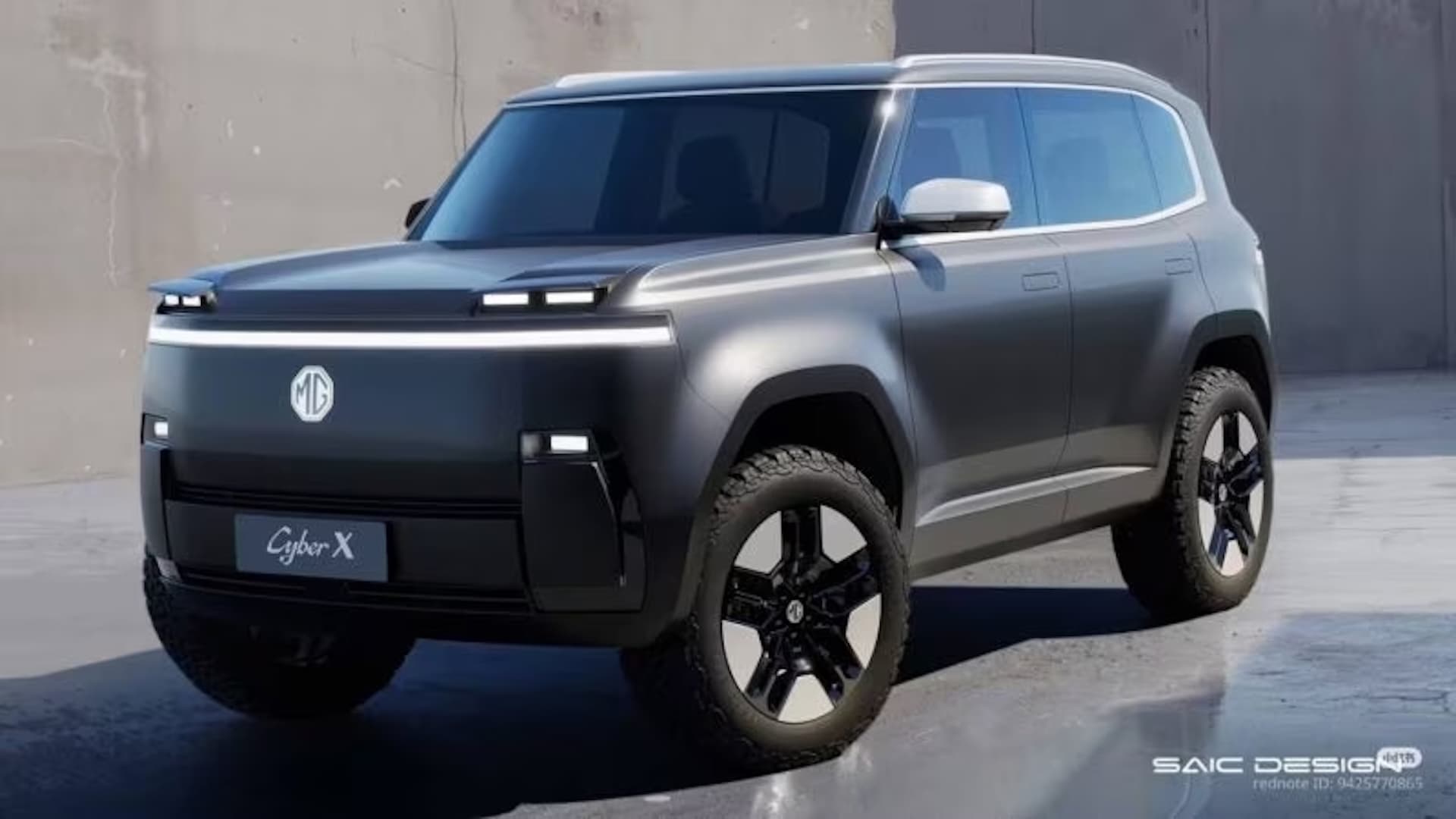 Cover Image for Kastiger geht kaum: E-SUV MG Cyber X in Shanghai vorgestellt